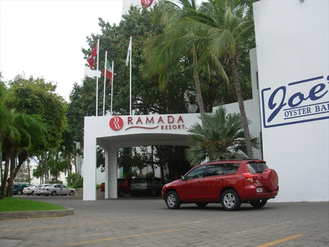 Joe's Oyster Bar is located in the Gaviana Resort complex