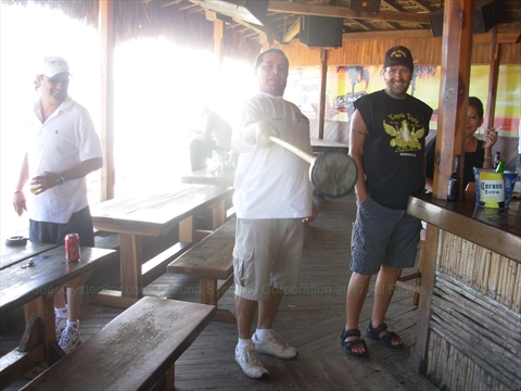 Enrique holding the Big Magnet
